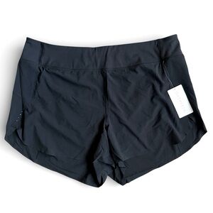 Athleta Run With It 3.5" Short Women's 3X Plus Size Black NWT Running Gym Lined